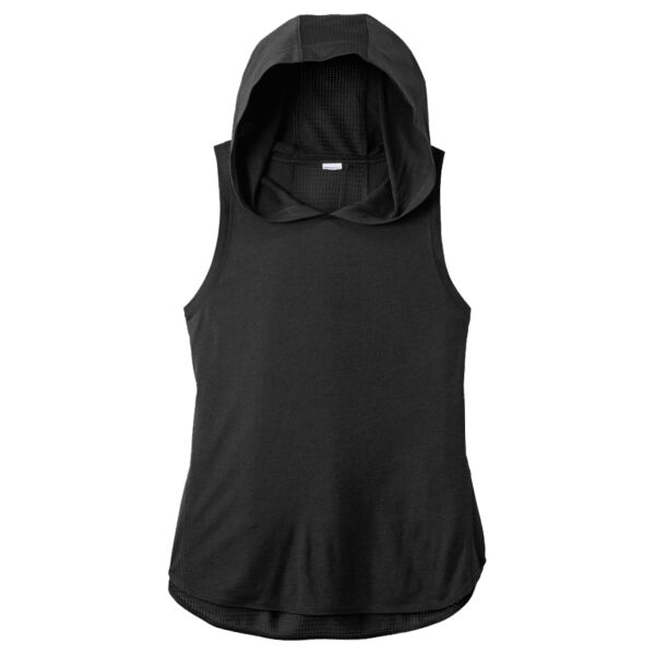 Sport-Tek® Women's PosiCharge® Tri-Blend Wicking Draft Hoodie Tank Thumbnail