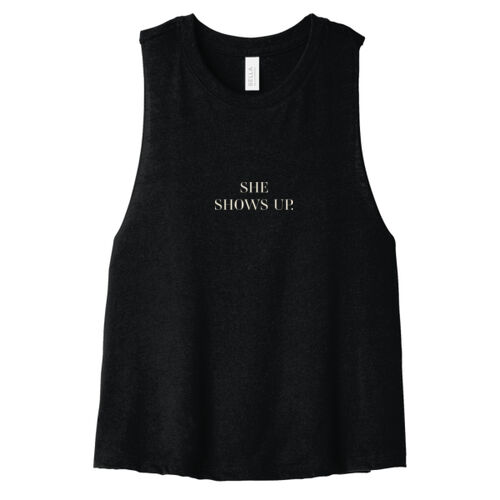 Women's Racerback Cropped Tank Thumbnail