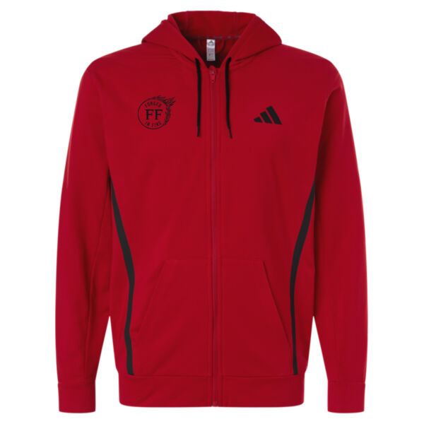 Adidas Men's Game & Go Fleece Full-Zip Hoodie Thumbnail