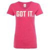 Women’s Glitter V-Neck T-Shirt Thumbnail