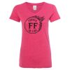 Women’s Glitter V-Neck T-Shirt Thumbnail
